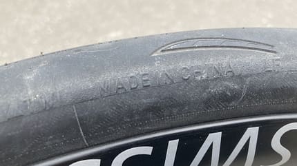 Seitenwand des neuen Continental Grand Prix TR Seitenwand des neuen Continental Grand Prix TR