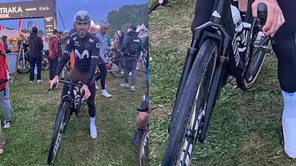 The Traka 2025: Alejandro Valverde mit Canyon Federgabel The Traka 2025: Alejandro Valverde mit Canyon Federgabel