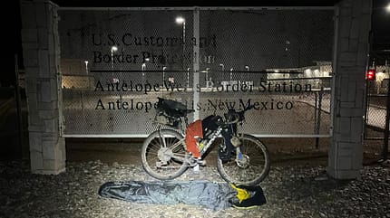 Tour Divide 2025 Max Bike im Ziel Tour Divide 2025 Max Bike im Ziel