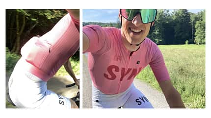 Das SYN-Set besteht aus Pro Bib Short und Pro Jersey. Das SYN-Set besteht aus Pro Bib Short und Pro Jersey.