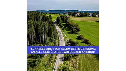 Riderman Grußbotschaft des Veranstalters nach dem Rennabbruch 2025 Riderman Grußbotschaft des Veranstalters nach dem Rennabbruch 2025