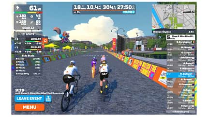 Zwift,Indoor-Cycling,Rennen