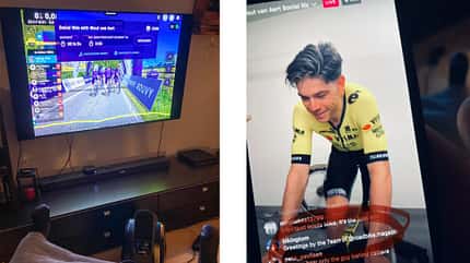 Rouvy,Wout van Aert,Live,Community Ride,Thoms Terbeck