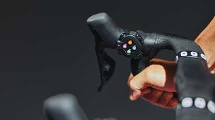 Elite Rivo mit Zwift Cog and Click,Rollentrainer,Detail Schaltung Elite Rivo mit Zwift Cog and Click,Rollentrainer,Detail Schaltung