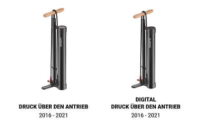 Zwei Standpumpen von Lezyne