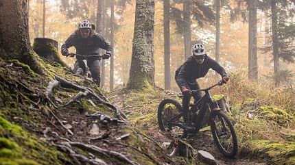 Zwei Fahrer auf dem Focus Jam² Next. Zwei Fahrer auf dem Focus Jam² Next.