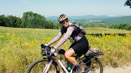 Experimental Bikepacking Team: Stephanie Hall