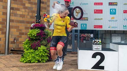 Siegerehrung mit den Wheel Divas