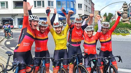 Die Wheel Divas bei der Oderrundfahrt 2025