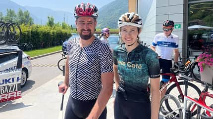 Peter Sagan und Emilia Welte Peter Sagan und Emilia Welte