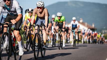 Startphase beim Sportful Dolomiti Race Startphase beim Sportful Dolomiti Race