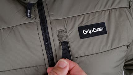 GripGrab XPLR Insulated Jacket,Test GRAVELBIKE, Test ROADBIKE,Reißverschluss Brusttasche