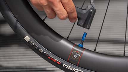 Nahaufnahme Ventil von BBB Cycling Nahaufnahme Ventil von BBB Cycling