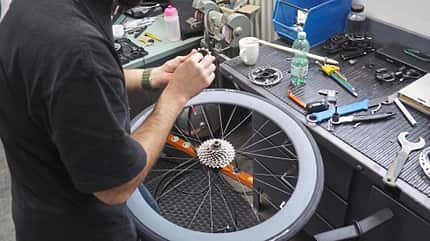 Laufrad mit 3D-gedruckter Prototypenfelge