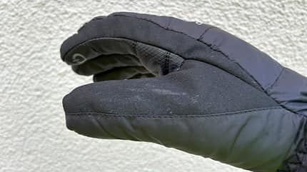 Oberhand und Fleece bei den Chiba City Liner Winterhandschuhen