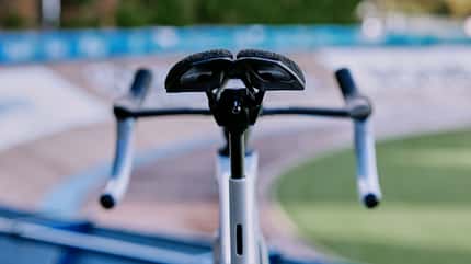 PRO Stealth 3D-Sattel,Ansicht von hinten,Radrennbahn