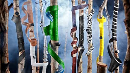 Lenkerbänder abgewickelt