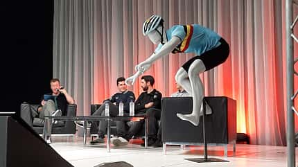 Aerobag,Airbag System Rennradfahrer,Präsentation Velofollies 2026 Aerobag,Airbag System Rennradfahrer,Präsentation Velofollies 2026