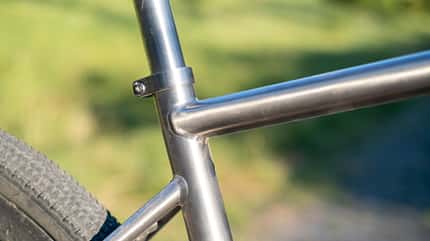Gravelbike,Biketest,Chiru Bikes,Titan Chiru Bikes Allure,Titan,Gravelbike,Test,Sattelstützenklemmung,Schweißnähte