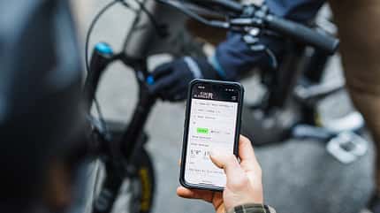 Usage,Ride Aligned Norcos eigene Rider-Aligned-App erleichtert das Bike-Setup.