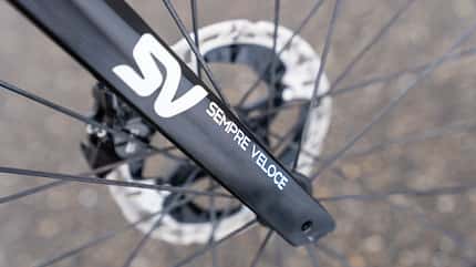 Basso Sempre Veloce,Rennrad,Test ROADBIKE,Gabel,Schriftzug