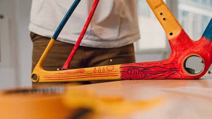 BH x Artist,Rennrad SL1,Künstler Joshua Joren,Kettenstreben BH x Artist,Rennrad SL1,Künstler Joshua Joren,Kettenstreben