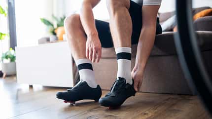 Getting ready for a ride.