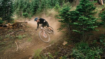 Das Transition Spur auf dem Trail.