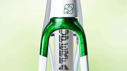 Bike Ahead The Superfast,Gravelbike,Studio,Deep Green,Gabel frontal