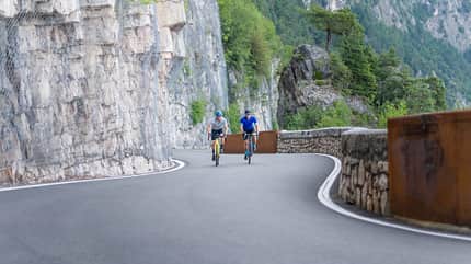 Südtirol,Rennrad,Straße,Berg,Mauer