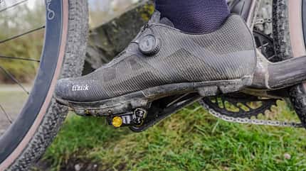 Look X-One G TI Gravelpedale,Test,Seitenansicht,Schuh