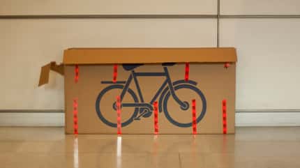 Bycicle cardboard box