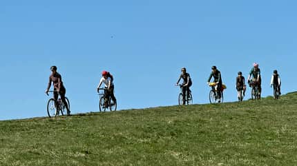 VELOBerlin Chicane Gravel Ride Downhill am Müllberg VELOBerlin Chicane Gravel Ride Downhill am Müllberg