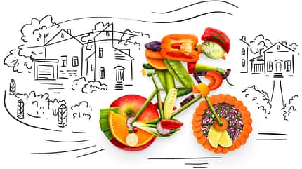 Fruity biker.