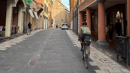 Jonas Deichmann und Josefine Rutkowski auf ihrer Tour Around Europe, Woche 01, Josefine in Italien
