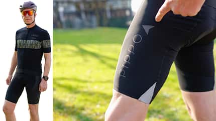 Teststrecke,Pippo Amsterdam, Stelvio, Alpe d' Huez,Jersey,Radhose,Collage