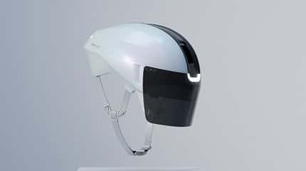 Canyon Predict Rennrad, Canyon Stingr Helm,Studie,Visier des Helms