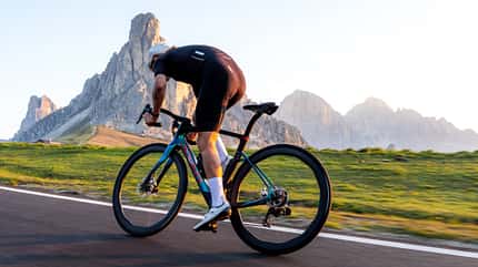 Pinarello Dogma X in den Dolomiten Pinarello Dogma X in den Dolomiten