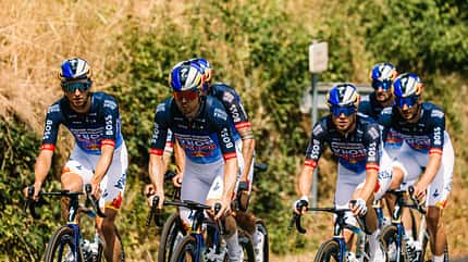 Mattia Cattaneo, Maxim Van Gils, Jai Hindley, Tim Van Dijke, Jan Tratnik, Nico Denz