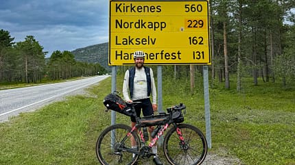 Tour Around Europe mit dem Gravelbike, Woche 12, Straßenschild Tour Around Europe mit dem Gravelbike, Woche 12, Straßenschild