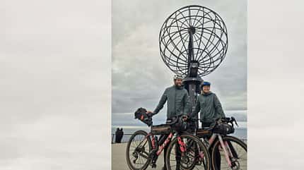 Tour Around Europe mit dem Gravelbike, Woche 12 am Nordkap Tour Around Europe mit dem Gravelbike, Woche 12 am Nordkap