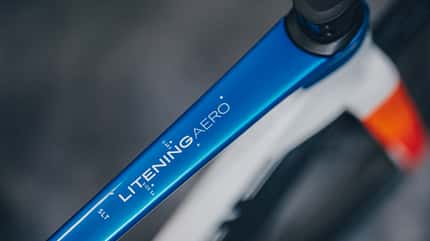 Cube Litening Aero Rennrad Schriftzug Oberrohr