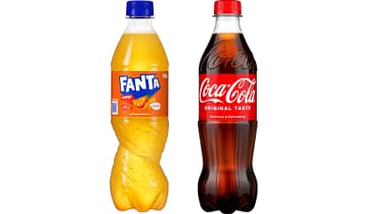 Coca Cola-Flasche,Fanta-Flasche Coca Cola-Flasche,Fanta-Flasche