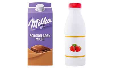 Kakao und Fruchtmilch Kakao und Fruchtmilch