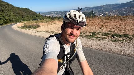 Transcontinental Race No 12, TCR,Ultracycling,Daniel Schulze Waltrup,Selfie,Straße,Berge Transcontinental Race No 12, TCR,Ultracycling,Daniel Schulze Waltrup,Selfie,Straße,Berge