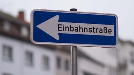 Einbahnstraßenschild Einbahnstraßenschild