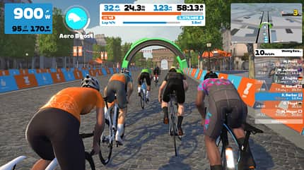 Zwift Indoor Cycling,Screenshot