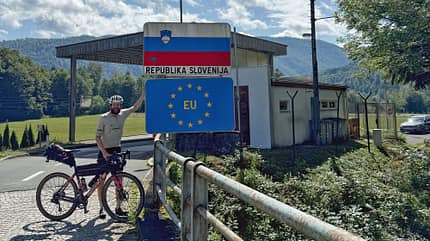 Tour Around Europe mit Jonas Deichmann und Josefine Rutkowski, Woche 17, Slowenien Tour Around Europe mit Jonas Deichmann und Josefine Rutkowski, Woche 17, Slowenien
