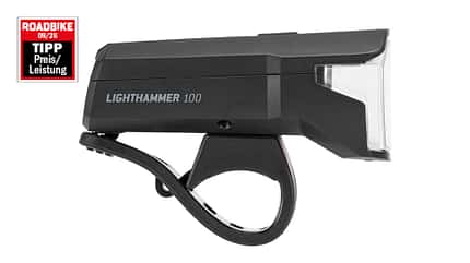 Trelock Lighthammer 100,Preis-Leistungs-Sieger,ROADBIKE Frontleuchten-Test Trelock Lighthammer 100,Preis-Leistungs-Sieger,ROADBIKE Frontleuchten-Test