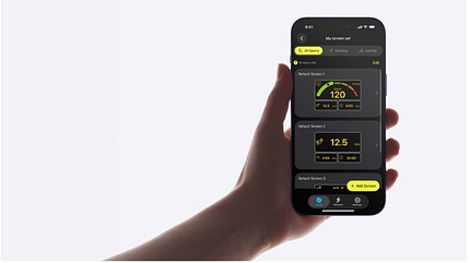 Begleitapp zur Augmented Reality-Sportbrille engo3 Cyclist